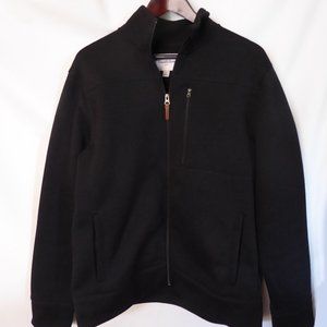 GOODFELLOW & COMPANY BRAND LONG SLEEVE MENS BLACK FULL ZIPPER JACKET (PRE-OWNED)